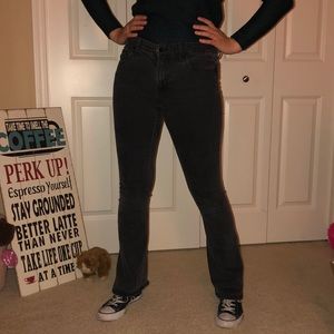 faded black jeans